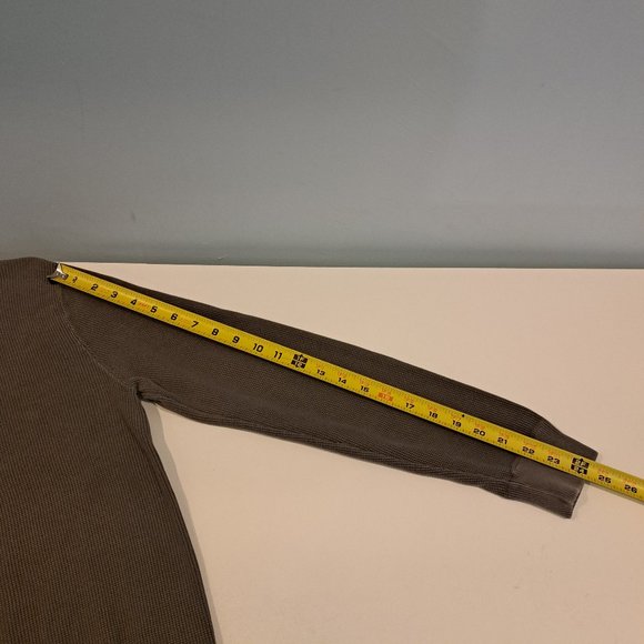 J. Crew Men's Textured Small Quarter Zip Mock Neck Pullover Style #H6956 - Picture 9 of 16